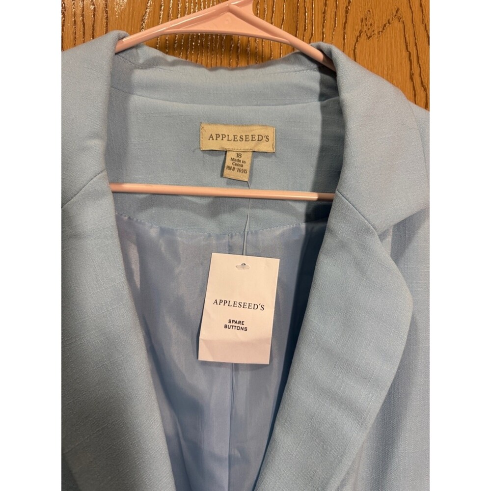 Appleseed's Sky Blue Women's Blazer - Picture 9 of 9